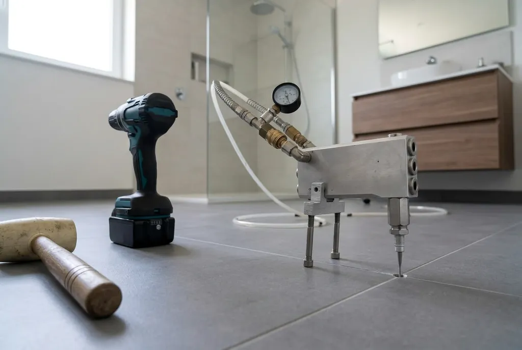 Kitbedrijf Vreeland – holle tegels injecteren